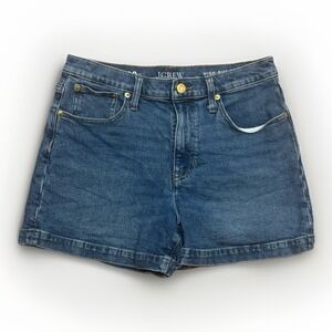 J. Crew High Rise Denim Short in Medium Wash‎ Womens Sz 28 Cotton Stretch 2024